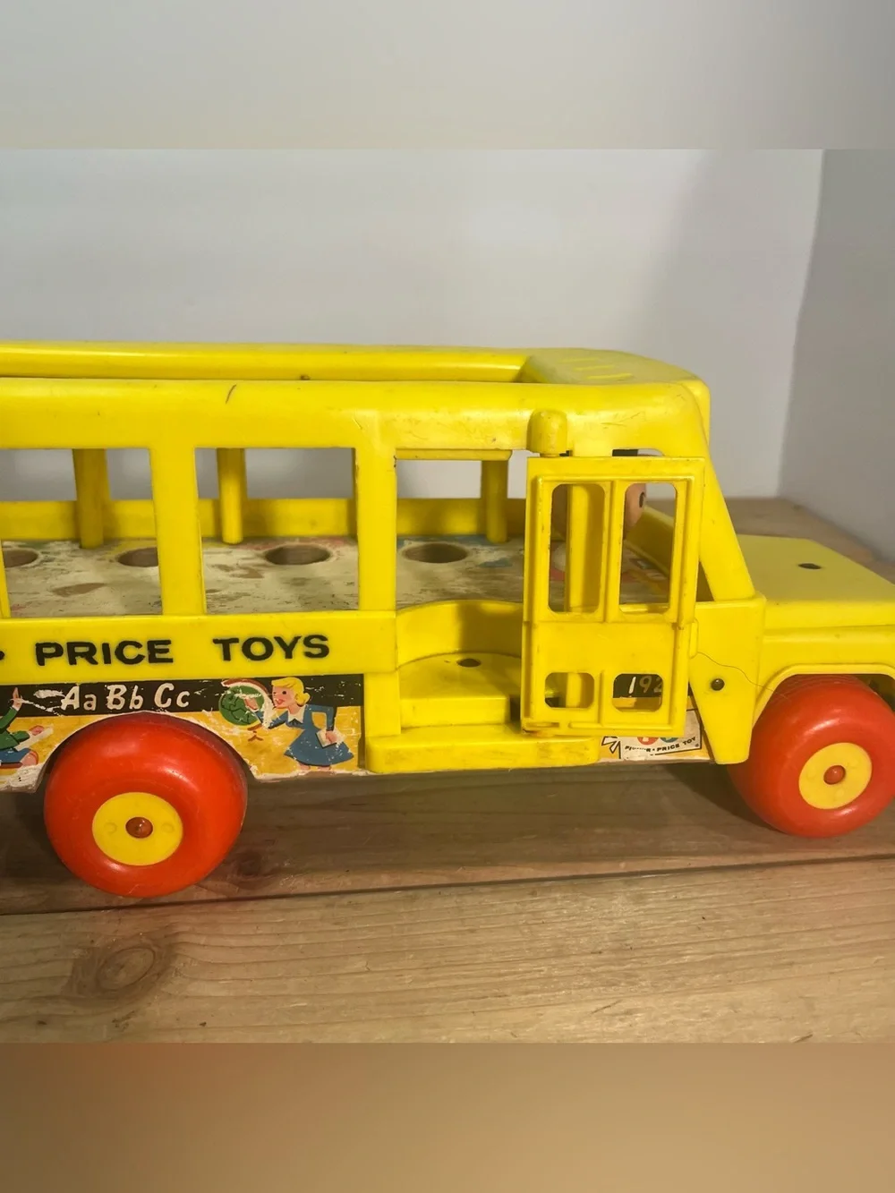 1965 Fisher Price Little People School Bus | Vintage School Bus-No People 192.